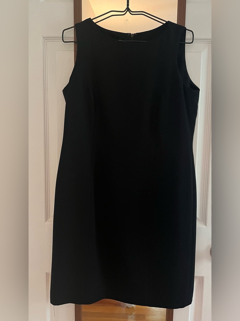 Style & Co. petite size 10 black Sleeveless Midi Shift Dress